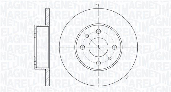 MAGNETI MARELLI Jarrulevy 361302040175